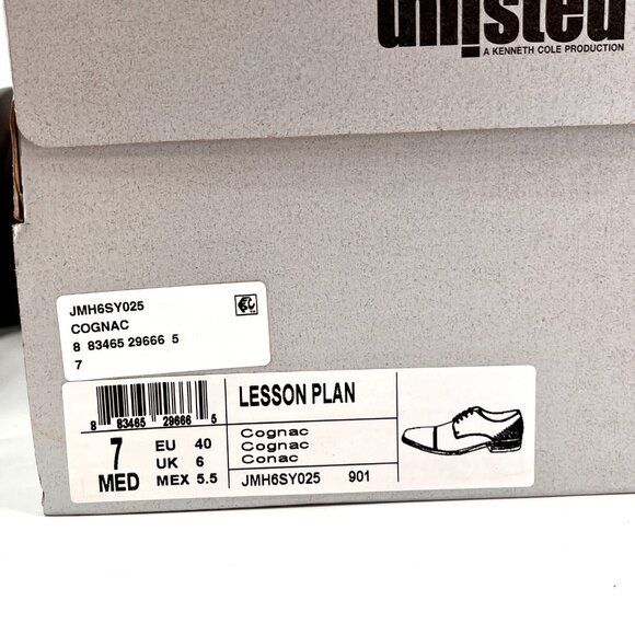 Unlisted by Kenneth Cole Men\'s Lesson Plan Oxfords - Cognac - Size 7M main image 10